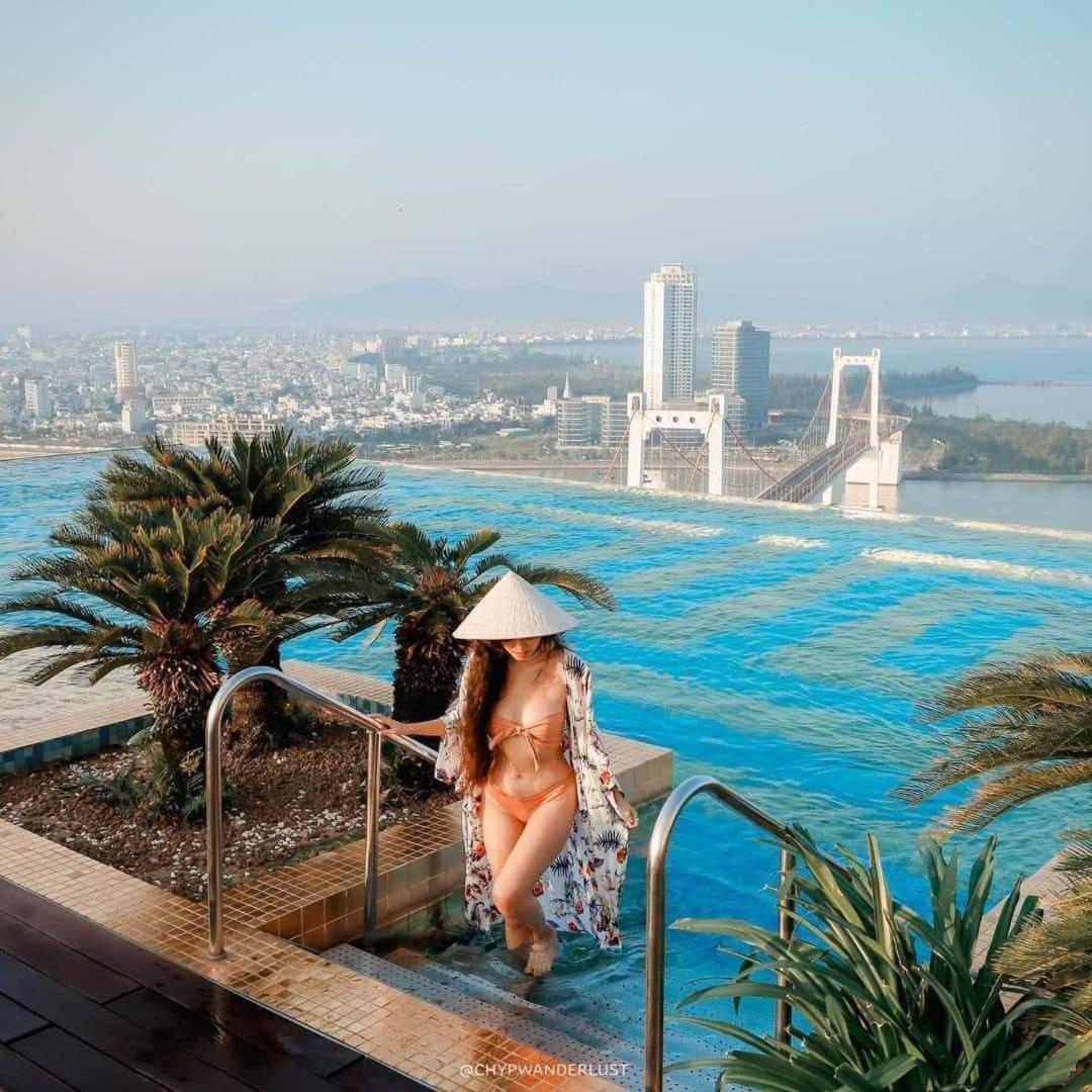 Golden Apartment With Sea View ダナン市 エクステリア 写真