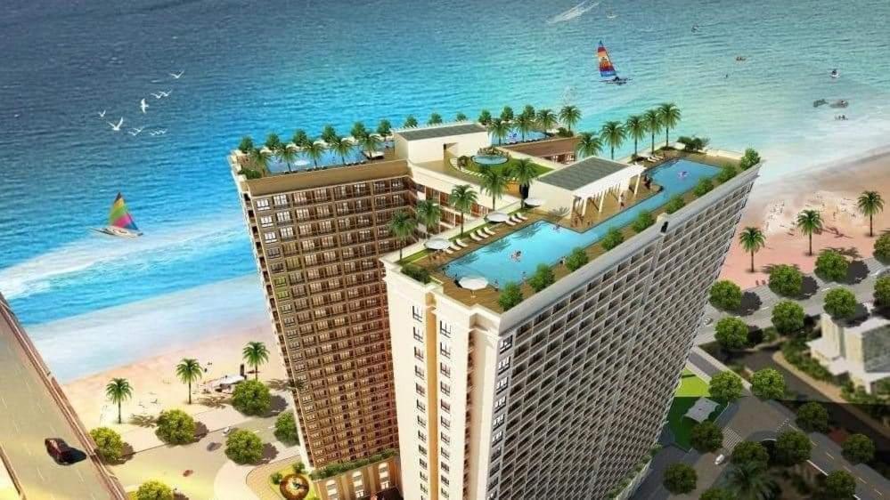 Golden Apartment With Sea View ダナン市 エクステリア 写真